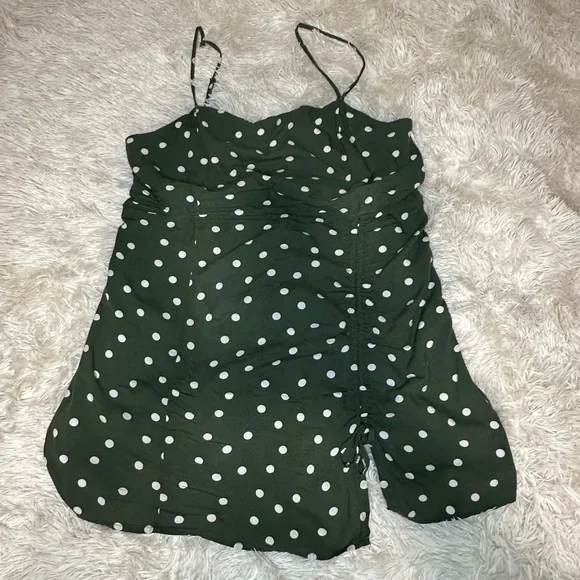 Aeropostale Green polka dot dress - Picture 2 of 10